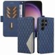 thumbnail image 2 of Funda Cartera para Samsung Galaxy S24 Ultra con Tarjetero Soporte y Correa Azul, 2 of 6