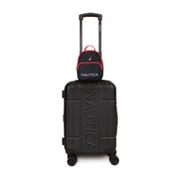 Nautica - Pack Maleta Cabina S (10 Kg) Amsterdam Negro + Mini Mochila Parvus Negro