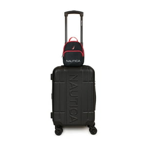 Nautica - Pack Maleta Cabina S (10 Kg) Amsterdam Negro + Mini Mochila Parvus Negro