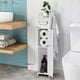 thumbnail image 1 of Mueble Estante Esquinero Organizador De Baño Blanco, 1 of 10