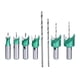 thumbnail image 1 of 6 uds broca enrutadora de madera brocas de cuentas y 2 brocas centrales herramienta de mano brocas de carpintero duraderas herramienta esférica para c, 1 of 5