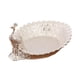 thumbnail image 5 of Cuenco Para Servir Frutas Con Forma De Pavo Real, Soporte Resistente Para Frutas, Para Cocina, Oficina, Hogar, Plateado, 5 of 5
