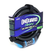 On Guard - Candado Onguard Clave Espiral Ns 180Cmx12Mm Azul