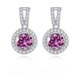 thumbnail image 3 of Moissanite Earrings para Mujer Aretes Colgantes de Diamante 1cttw Color D Claridad VVS1 Aretes de Boda de Plata Esterlina para Novias Dama de Honor con Certificado, 3 of 9