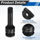 thumbnail image 4 of Uxcell 1/2" Casquillo de Impacto de Triple Cuadrado M14 para Llave de Spline de 14mm Acero CR-MO 12 Puntos con Pasador y Anillo O para Adaptador de Taladro Eléctrico, 4 of 7