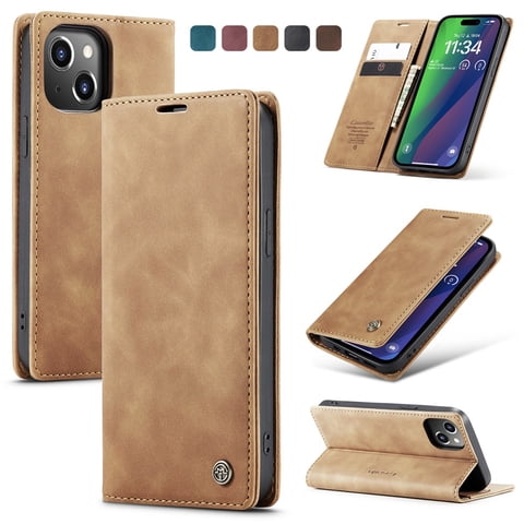 Yeykx - Caseme Funda De Cuero For Iphone 15, Funda De