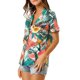 thumbnail image 4 of INSPIRE CHIC Camisas de Regreso a Clases para Mujeres Camisetas Hawaianas de Manga Corta con Estampado Floral Tropical Botón Abajo Tallas S Blanco, 4 of 8