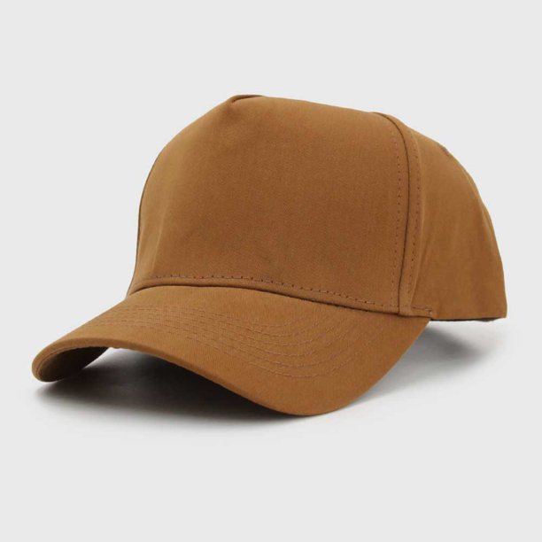 Gorra de Algodón 5 Paneles Lisa Unisex