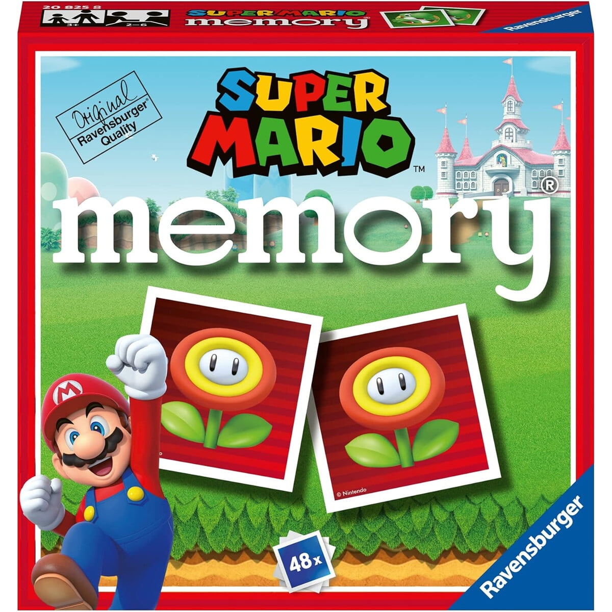 Juego De Memoria Ravensburger Super Mario 48 Cartas
