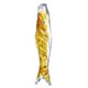thumbnail image 3 of japanese windsock carpa bandera jardín koi nobori pez vela 50cm amarillo dorado, 3 of 3