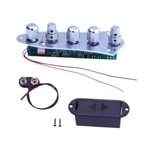 Magideal - Conjunto De Circuito De Control De Placa De Control Cargada De Guitarra Eléctrica Con Perillas Tablero De Control De Hardware Cableado Con Arnés De Ca