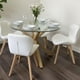 thumbnail image 3 of Comedor Mesa Equiz 100cm + 4 Sillones Rubik Blanco, 3 of 3