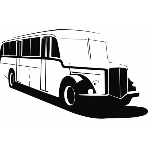 Rienda Libre Graphics - Decomural School Bus Vintage Transport Ws-17928