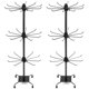 thumbnail image 1 of Expositor de joyería QWORK de 3 niveles giratorio 33‑71 cm (2 unidades), 1 of 8