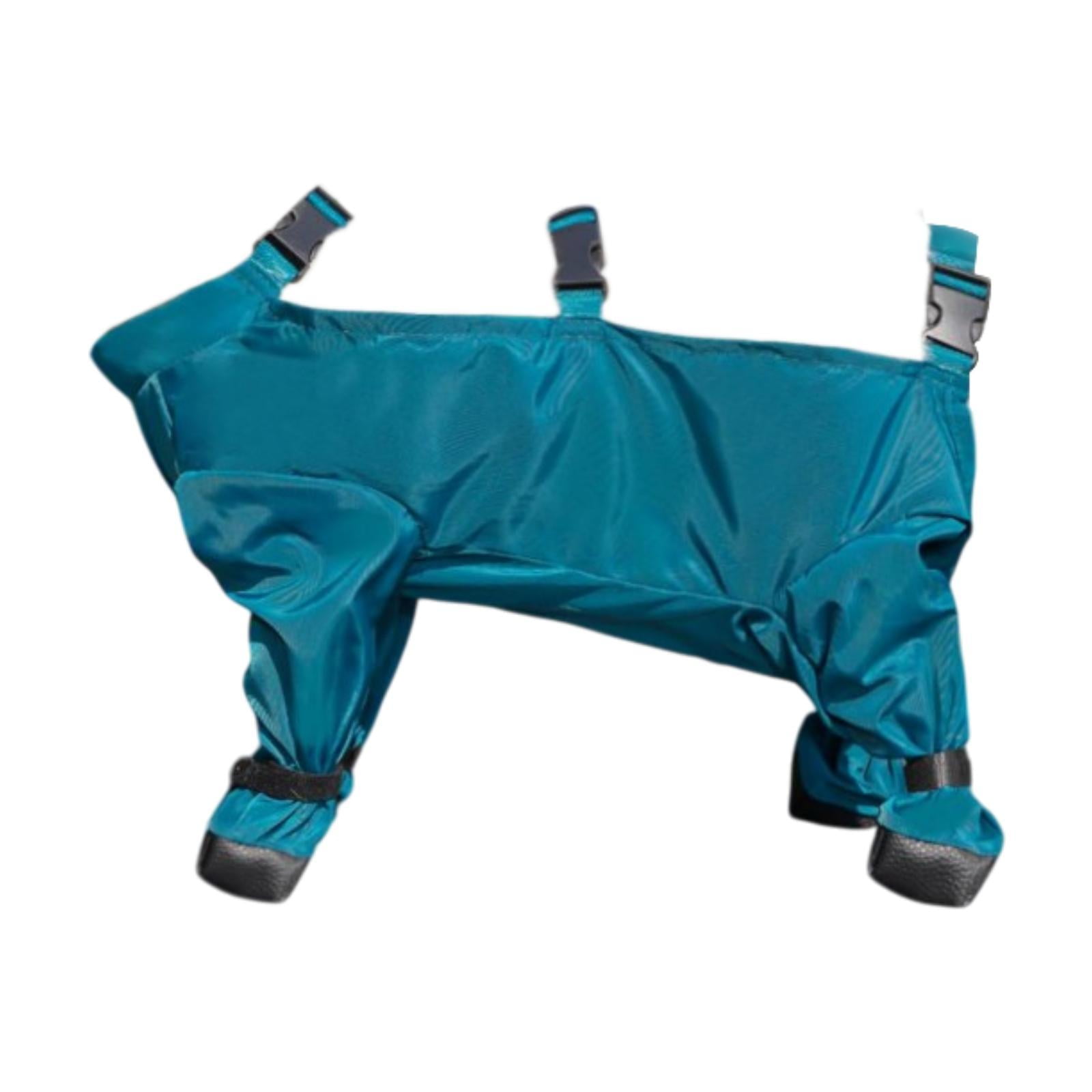Magideal - Pantalones Para Perro Impermeables Con Protección Antipolvo Cubre Patas Y Abdomen Material Poliéster Resistente Adecuado Para Paseos Carreras Excursio L