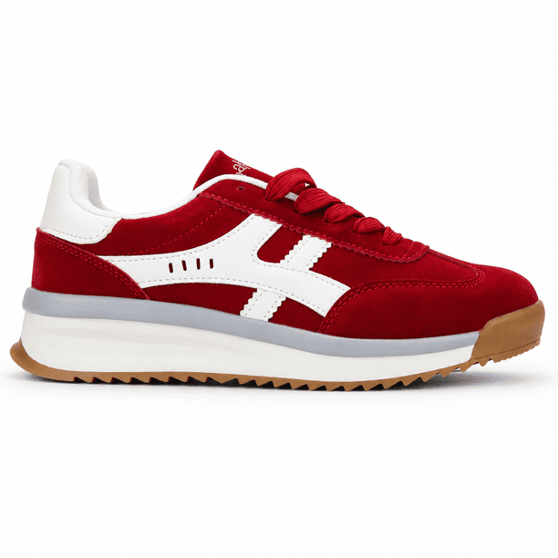Zapatilla Rojo Mujer Urbano Chalada Front