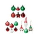 thumbnail image 1 of 32 Uds Adornos Navideños Bolas De Navidad Adornos Para Fiesta Año Nuevo Boda Rojo Verde, 1 of 3