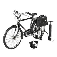 Bothyi - Modelo De Bicicleta 1:10, Bicicleta De Dedo Creativa Coleccionable Para Mesa De Oficina Y Club, Color Negro
