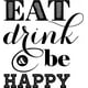 thumbnail image 1 of Decomural Eat Drink Be Happy Kitchen WS-46107, 1 of 2