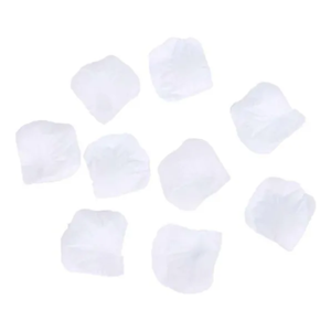Genérico - Pétalos Flores Artificiales Manualidades Blanco