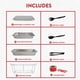 thumbnail image 4 of Juego de platos para irritar ALPHA LIVING, tamaño grande, 33 piezas, 4 of 6