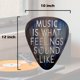 thumbnail image 5 of Arte de Pared AZEZO 30 x 25 cm 'Feelings' – Decoración Musical, 5 of 6