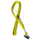 thumbnail image 2 of Pack 100 Cintas Porta credencial Amarillo Apretador - PS, 2 of 2