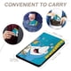 thumbnail image 4 of Jabberjaw Porta Pasaporte y Cartera de Viaje Premium de Cuero PU, Funda de Pasaporte Bloqueo RFID con Ranuras para Tarjetas de Crédito, Estuche para Libro de Pasaporte para Familia 10cm × 15cm, 4 of 6