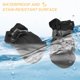 thumbnail image 4 of Uxcell Zapatos para Perros Botas, Protector de Patas Suela Antideslizante Invierno con Correa Reflectante Impermeable Suave, (4 Piezas, Oxford, Tamaño 1, Negro), 4 of 7