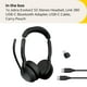 thumbnail image 2 of Auriculares inalámbricos Jabra Evolve2 55 con cancelación de ruido, color negro, 2 of 3