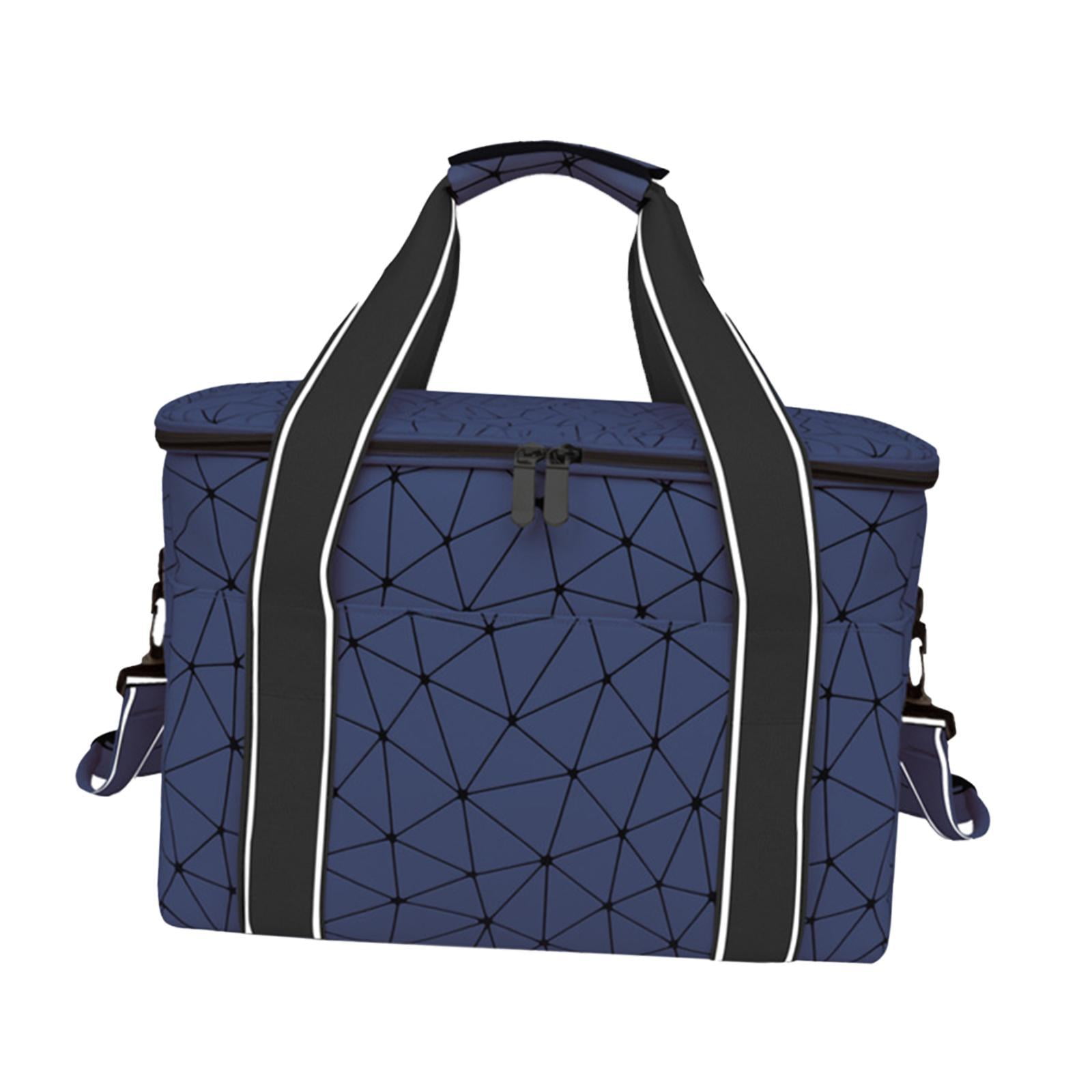 Gazechimp - Bolsa Térmica Para Almuerzo, Contenedor De Alimentos, Lonchera Grande Para El Trabajo, Negocios, Camping, Azul