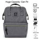 thumbnail image 3 of Mochila viaje Himawari, USB 15,6 pulg., bolso trabajo doctor, unisex, estudiantes (USB gris), 3 of 3