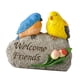 thumbnail image 2 of Pájaro En Piedra Figura Escultura House -Housing Decoración Del Hogar Estatua De Jardín De Resina, 2 of 5