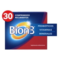 Bion 3 - Suplemento Vitaminas, Minerales Y Probióticos 30 Comprimidos