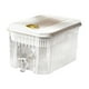 thumbnail image 1 of Hervidor frío con grifo, dispensador de bebidas heladas, portátil de 5 litros con jarra de agua fría multifuncional con llave, para uso diario, café p Modelo de filtro de 5L, 1 of 5
