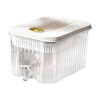 Magideal - Hervidor Frío Con Grifo, Dispensador De Bebidas Heladas, Portátil De 5 Litros Con Jarra De Agua Fría Multifuncional Con Llave, Para Uso Diario, Café P Modelo De Filtro De 5L