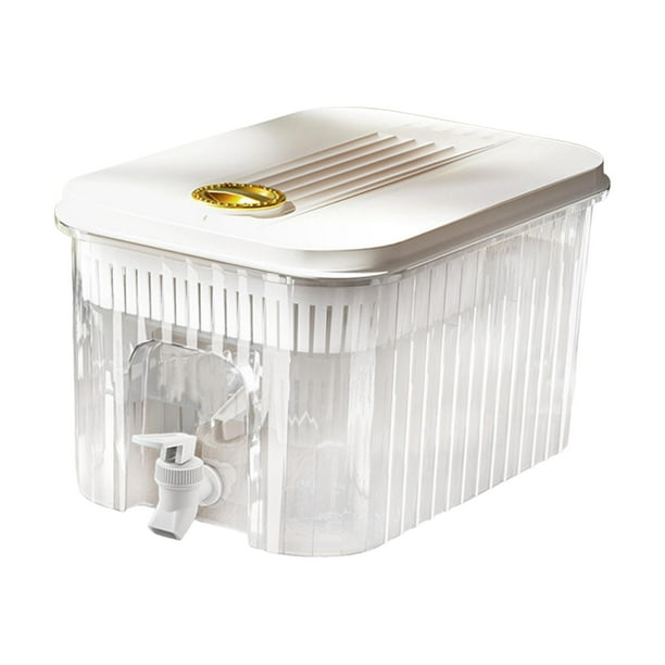Hervidor frío con grifo, dispensador de bebidas heladas, portátil de 5 litros con jarra de agua fría multifuncional con llave, para uso diario, café p Modelo de filtro de 5L