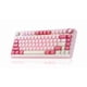 thumbnail image 1 of Teclado Gamer Inalámbrico AULA F75 75% con RGB - Rosa, 1 of 8