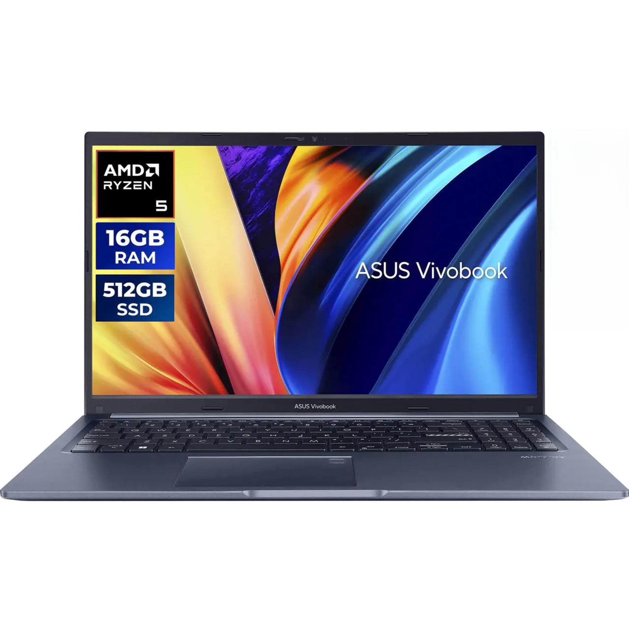 Ordenador portátil ASUS Vivobook 15,6 pulgadas delgado AMD Ryzen 5