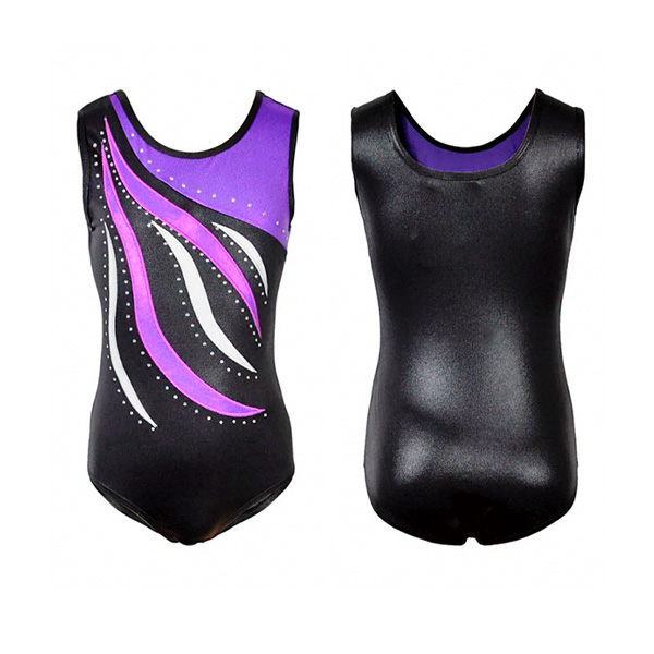 Sdmed - Malla De Gimnasia Artistica Sin Mangas - Morado - Talla 16