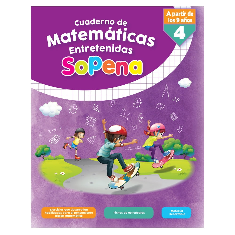 Sopena - Cuaderno De Matemáticas Entretenidas Desde Los 9 Años