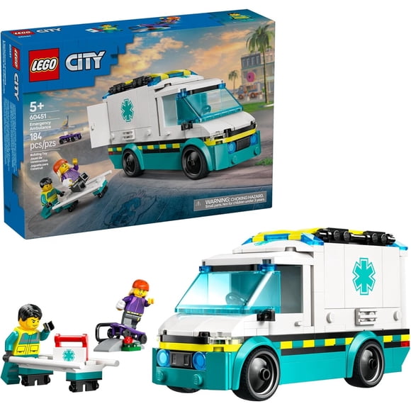 LEGO City Ambulancia de Emergencia 60451 Set 184 piezas