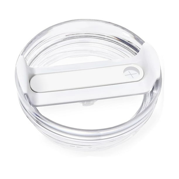 Tapa de repuesto para vaso Stanley Cup de 40 oz, paquete de 2 tapas transparentes de repuesto para vaso de viaje Stanley, a prueba de derrames, compatible con accesorios Stanley Cup.