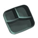 thumbnail image 2 of Plato De 3 Compartimentos Plato De Comida Dieta Control De Alimentos Para Restaurante Cocina Verde, 2 of 3