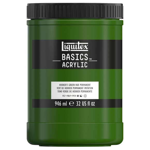 Pintura Acrílica Liquitex 946 ml Verde Hooker (Tono Permanente)