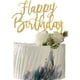 thumbnail image 3 of Decoración Para Pastel Handmade Glitter Feliz Cumpleaños Dorado, 3 of 5