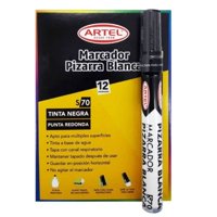 Artel - Pack De 3 Unidades Marcador De Pizarra Negro