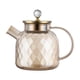 thumbnail image 1 of Jarra de vidrio, jarra de té helado, jarra para nevera, práctica jarra de jugo, recipiente para té, tetera para café, fiestas familiares y eventos 1.3L, 1 of 5