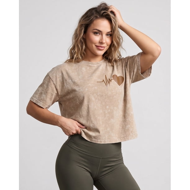 Polera Corazón Retro Training Soft Calidad Profesional - A365