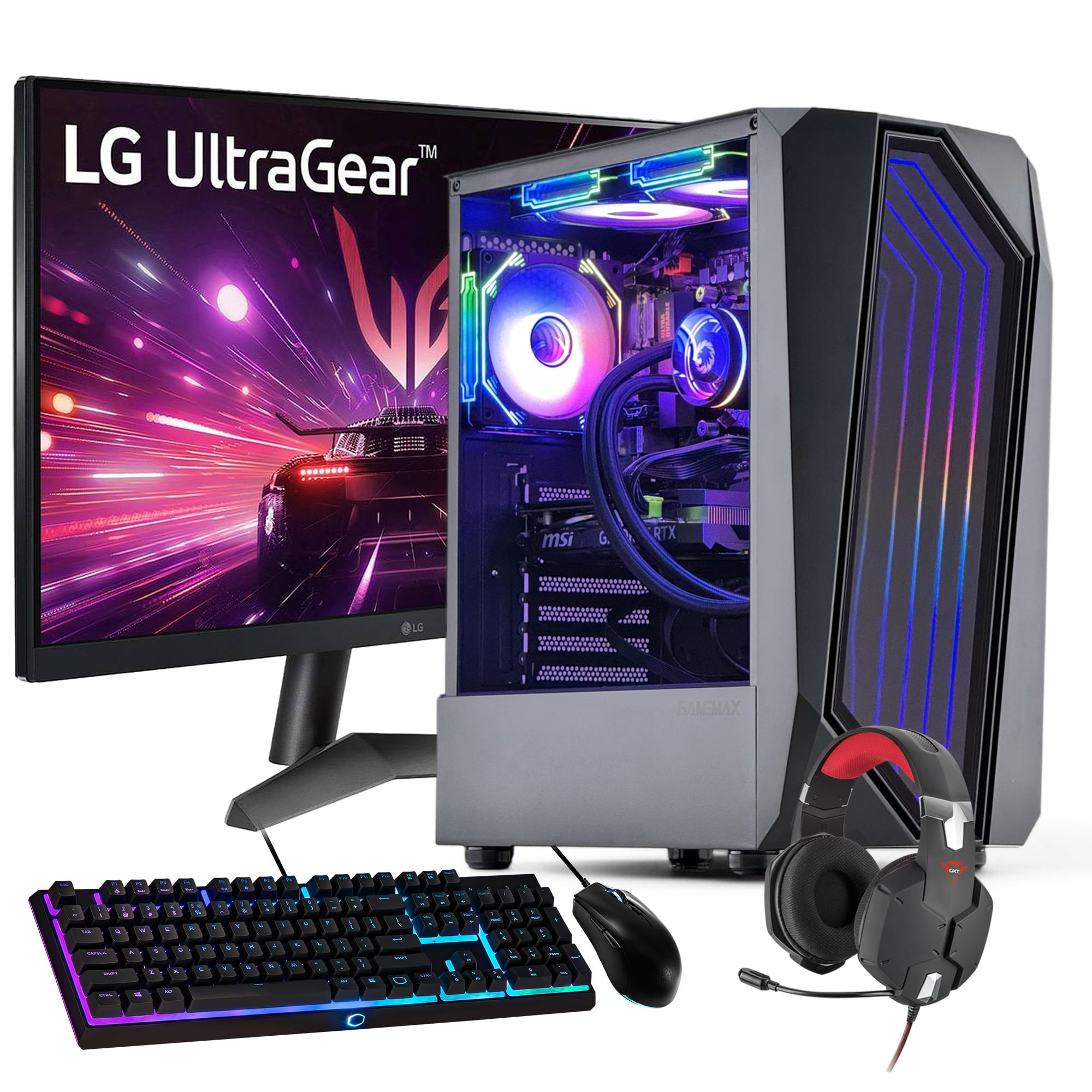 Hyperpc.cl - Pc Gamer + Monitor 27 + Perif: Amd Ryzen 5 8400 32gb 1tb Rtx 3060